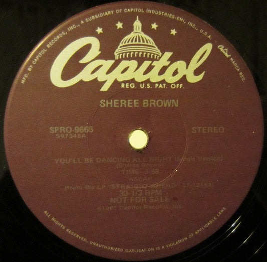 Sheree Brown - You'll Be Dancing All Night