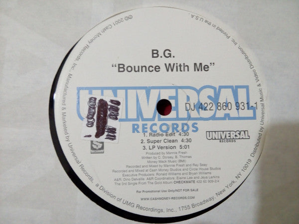 B.G. - Bounce With Me