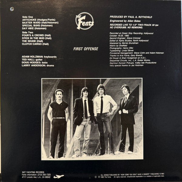 The Fents - First Offense