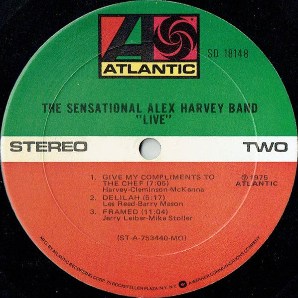 The Sensational Alex Harvey Band - Live