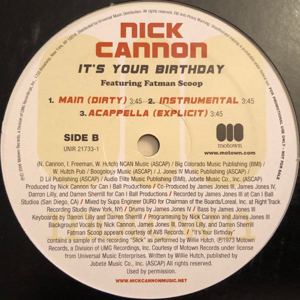 Nick Cannon - It's Your Birthday