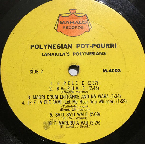 Lanakila's Polynesians - Polynesian Pot-Pourri