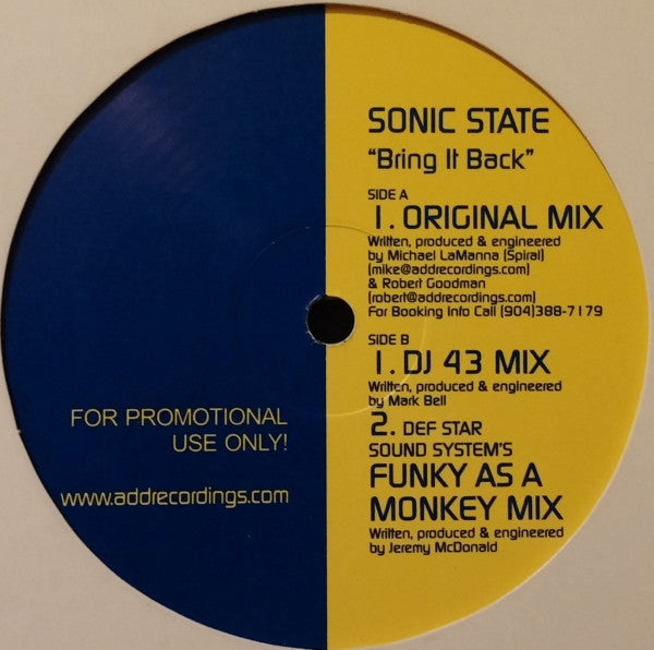 Sonic State - Bring It Back