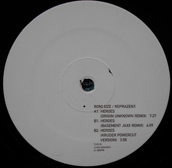 Roni Size / Reprazent - Heroes