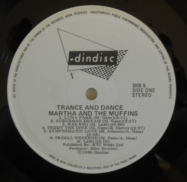 Martha And The Muffins - Trance And Dance