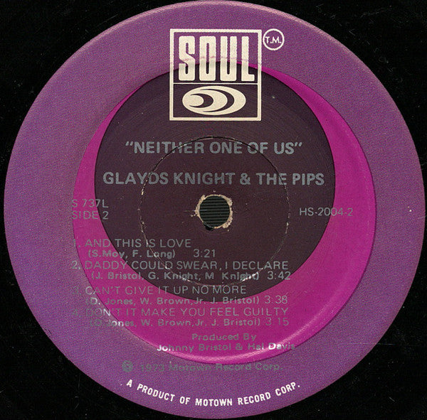 Gladys Knight And The Pips - Neither One Of Us