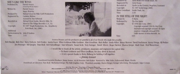 Various - Original Soundtrack From The Vestron Motion Picture - Dirty Dancing