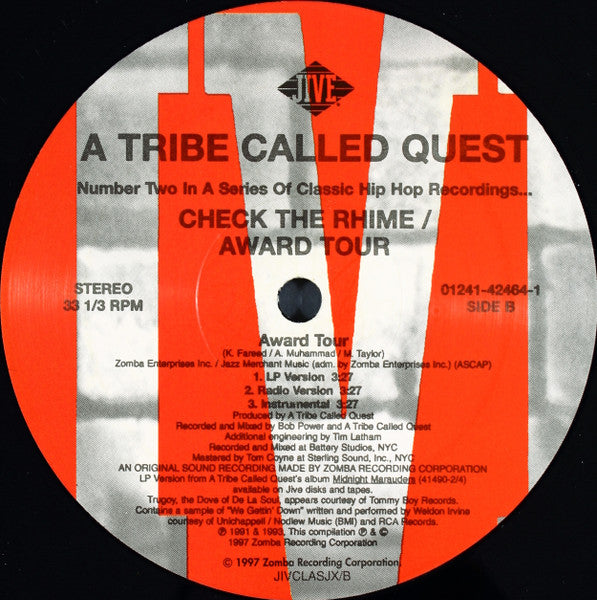 A Tribe Called Quest - Check The Rhime / Award Tour