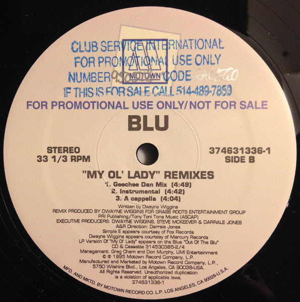 Blu (10) - My Ol' Lady (Remixes)