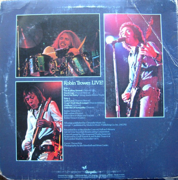 Robin Trower - Robin Trower Live!