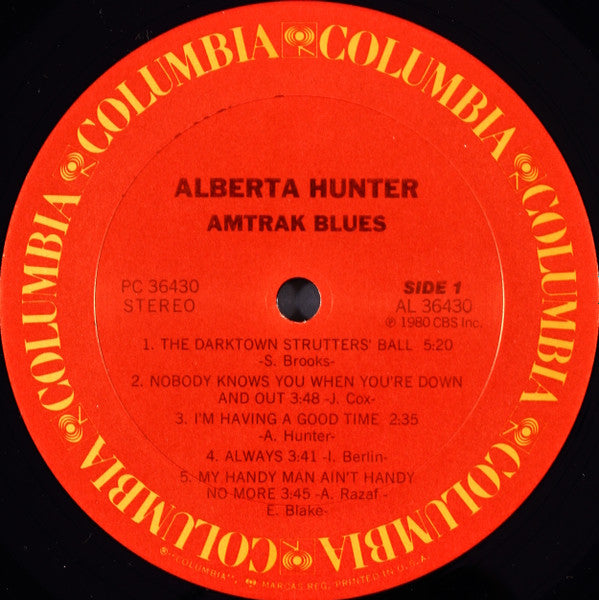Alberta Hunter - Amtrak Blues