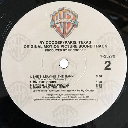Paris, Texas Original Motion Picture Soundtrack
