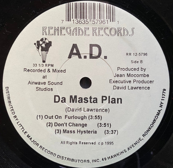 A To The D - Da Masta Plan E.P.