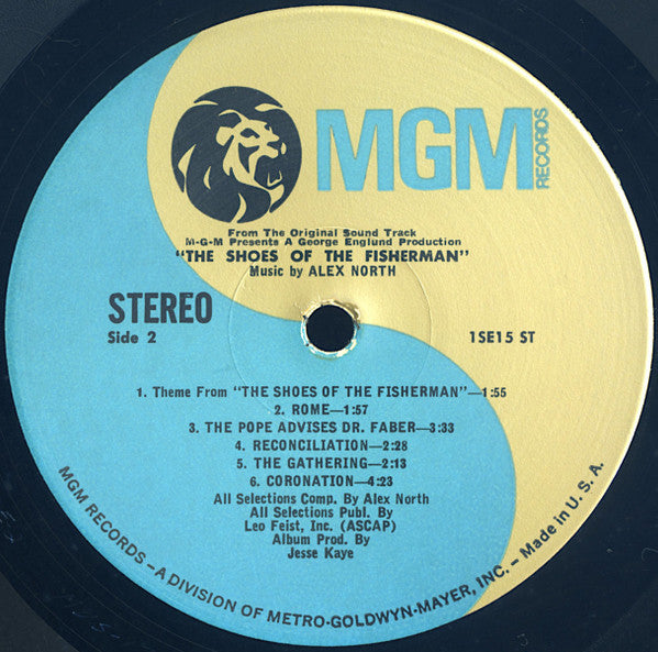 Alex North - The Shoes Of The Fisherman (Music From The Motion Picture Sound Track)