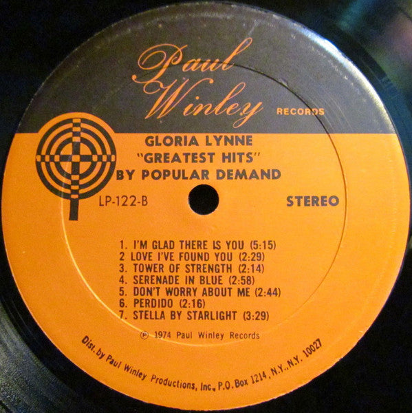 Gloria Lynne - Greatest Hits By Popular Demand !