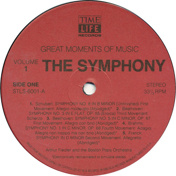 Arthur Fiedler - Great Moments Of Music: Volume 1, The Symphony