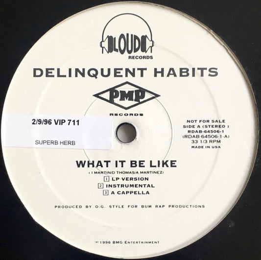 Delinquent Habits - What It Be Like