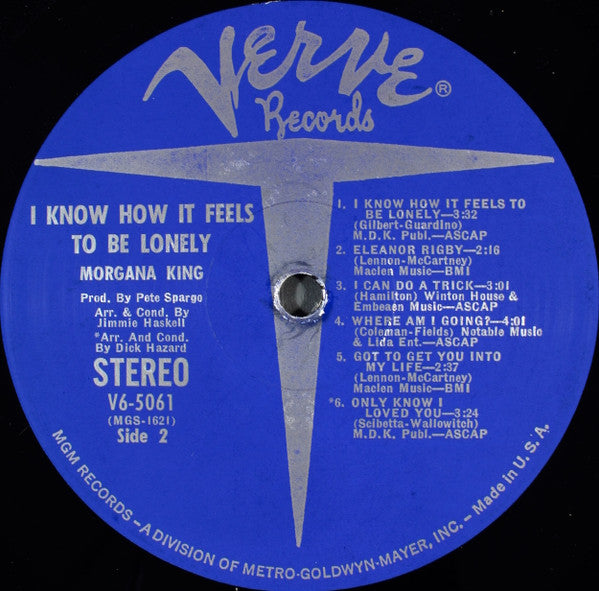 Morgana King - I Know How It Feels To Be Lonely