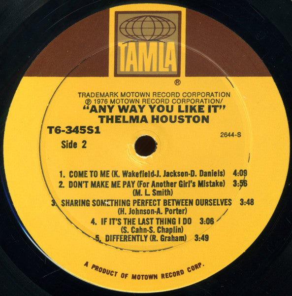 Thelma Houston - Any Way You Like It
