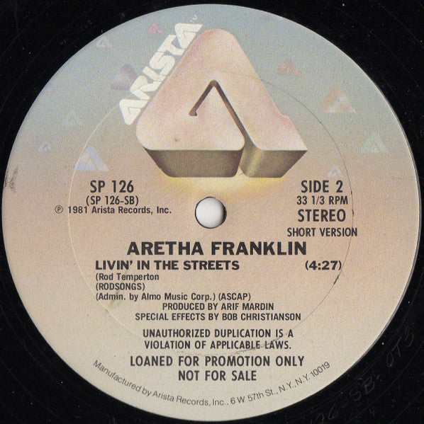 Aretha Franklin - Livin' In The Streets