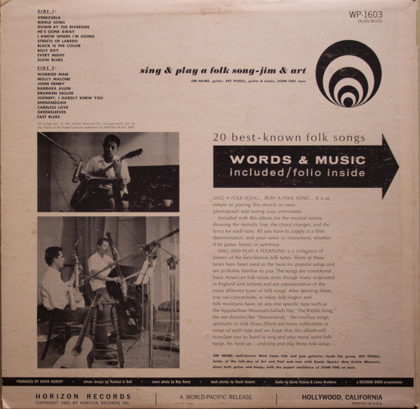 Jim Helms - Sing & Play A Folk Song