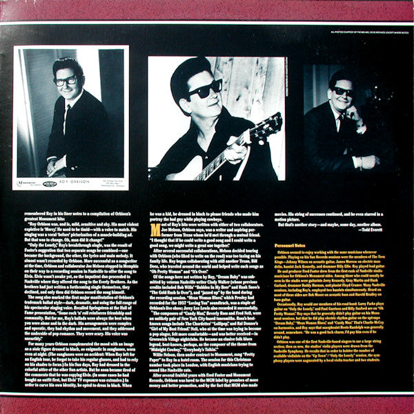 For The Lonely: A Roy Orbison Anthology, 1956-1965