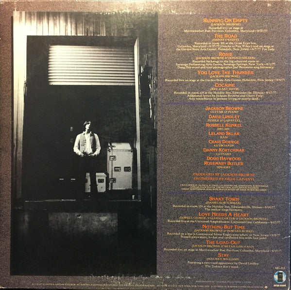 Jackson Browne - Running On Empty