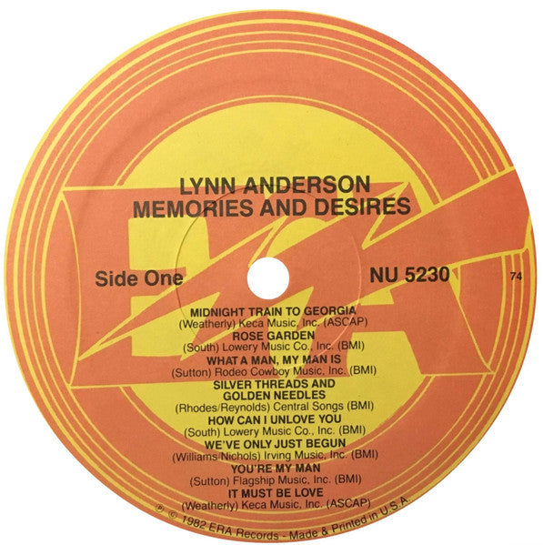 The Best Of Lynn Anderson - Memories And Desires