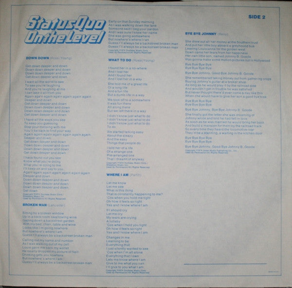 Status Quo - On The Level