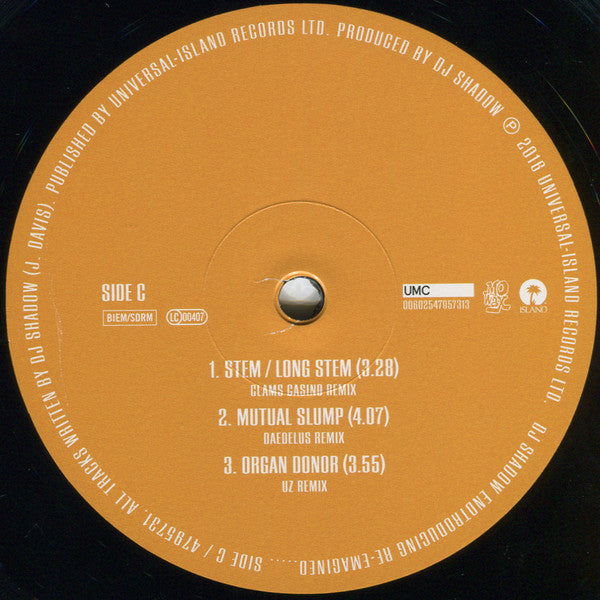 DJ Shadow - Endtroducing... (6LP, 20th Anniversary Endtrospective Edition)