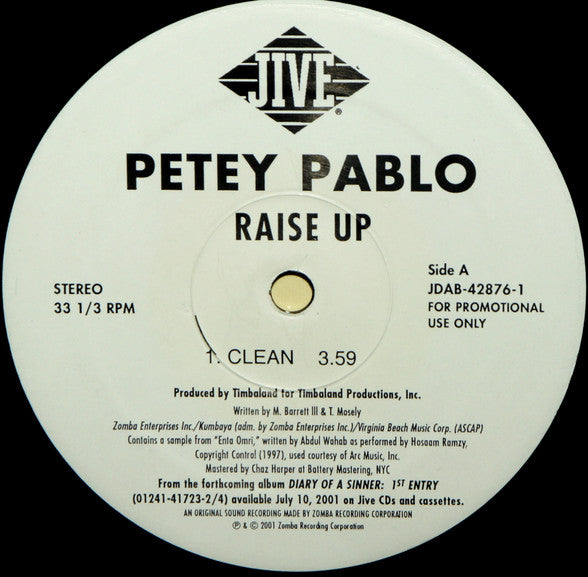 Petey Pablo - Raise Up