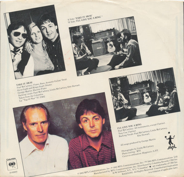 Paul McCartney - Take It Away