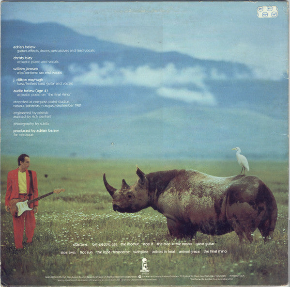 Adrian Belew - Lone Rhino