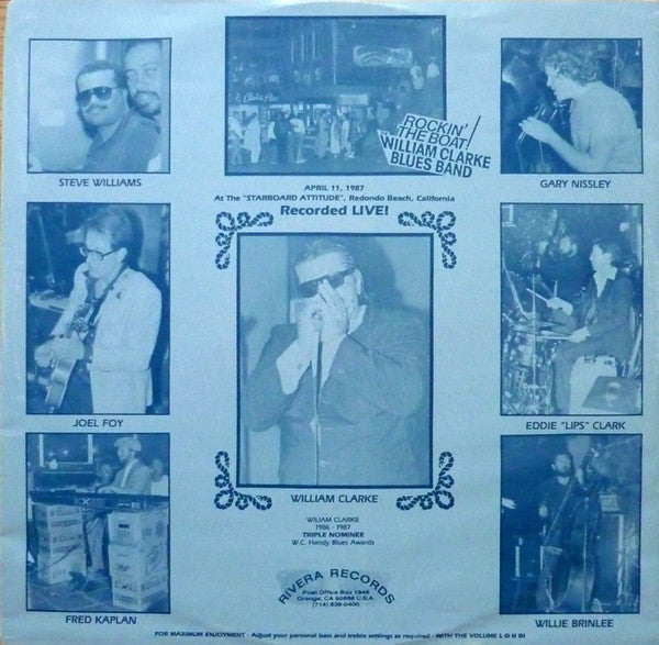 The William Clarke Band - Rockin' The Boat