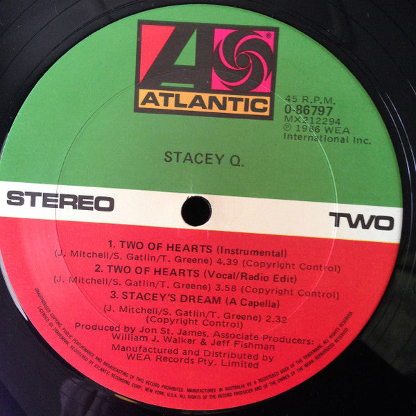 Stacey Q - Two Of Hearts