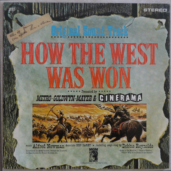 Alfred Newman, Debbie Reynolds, Ken Darby - How The West Was Won, Original Soundtrack