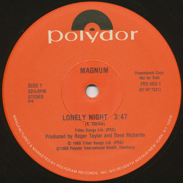 Magnum (3) - Lonely Night