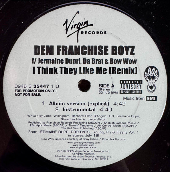 Dem Franchize Boyz - I Think They Like Me (Remix)