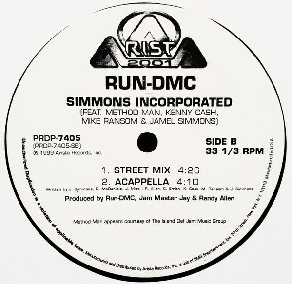 Run-DMC - Simmons Incorporated