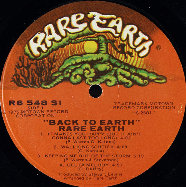 Rare Earth - Back To Earth