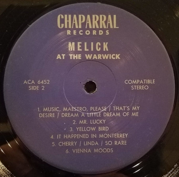 Melick At The Warwick