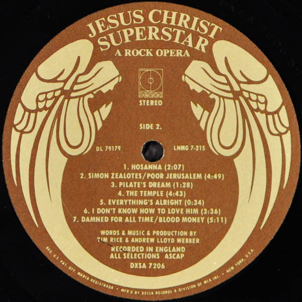 Andrew Lloyd Webber And Tim Rice - Jesus Christ Superstar - A Rock Opera