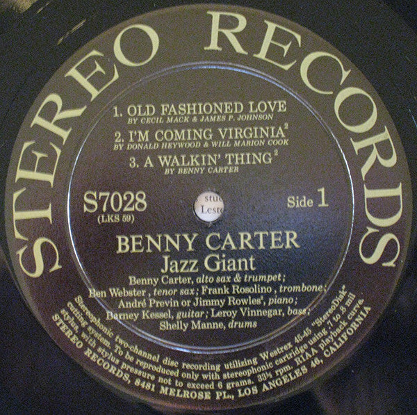 Benny Carter - Jazz Giant