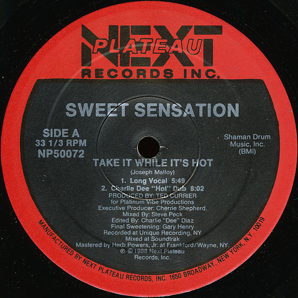 Sweet Sensation - Take It While It's Hot