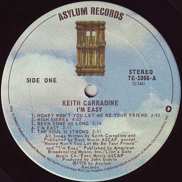 Keith Carradine - I'm Easy