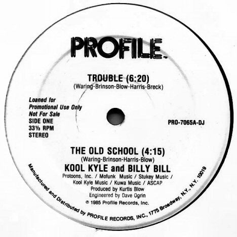 Kool Kyle The Starchild - Trouble / The Old School