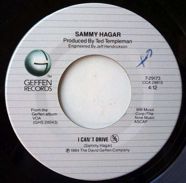 Sammy Hagar - I Can't Drive 55