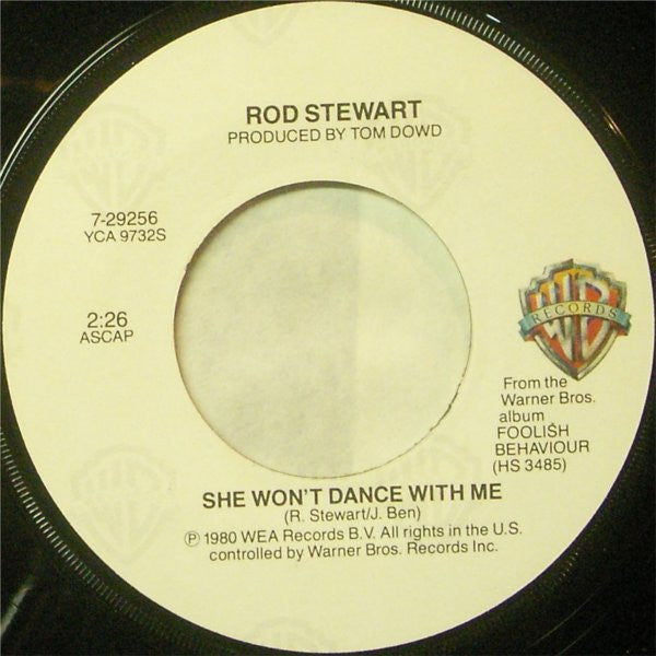 Rod Stewart - Infatuation / She Won't Dance With Me
