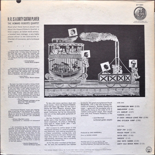 The Howard Roberts Quartet - H.R. Is A Dirty Guitar Player