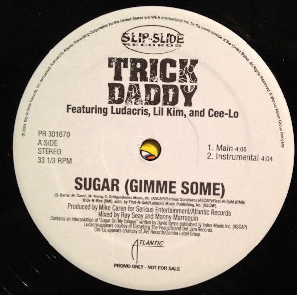 Trick Daddy - Sugar (Gimme Some) / J.O.D.D.